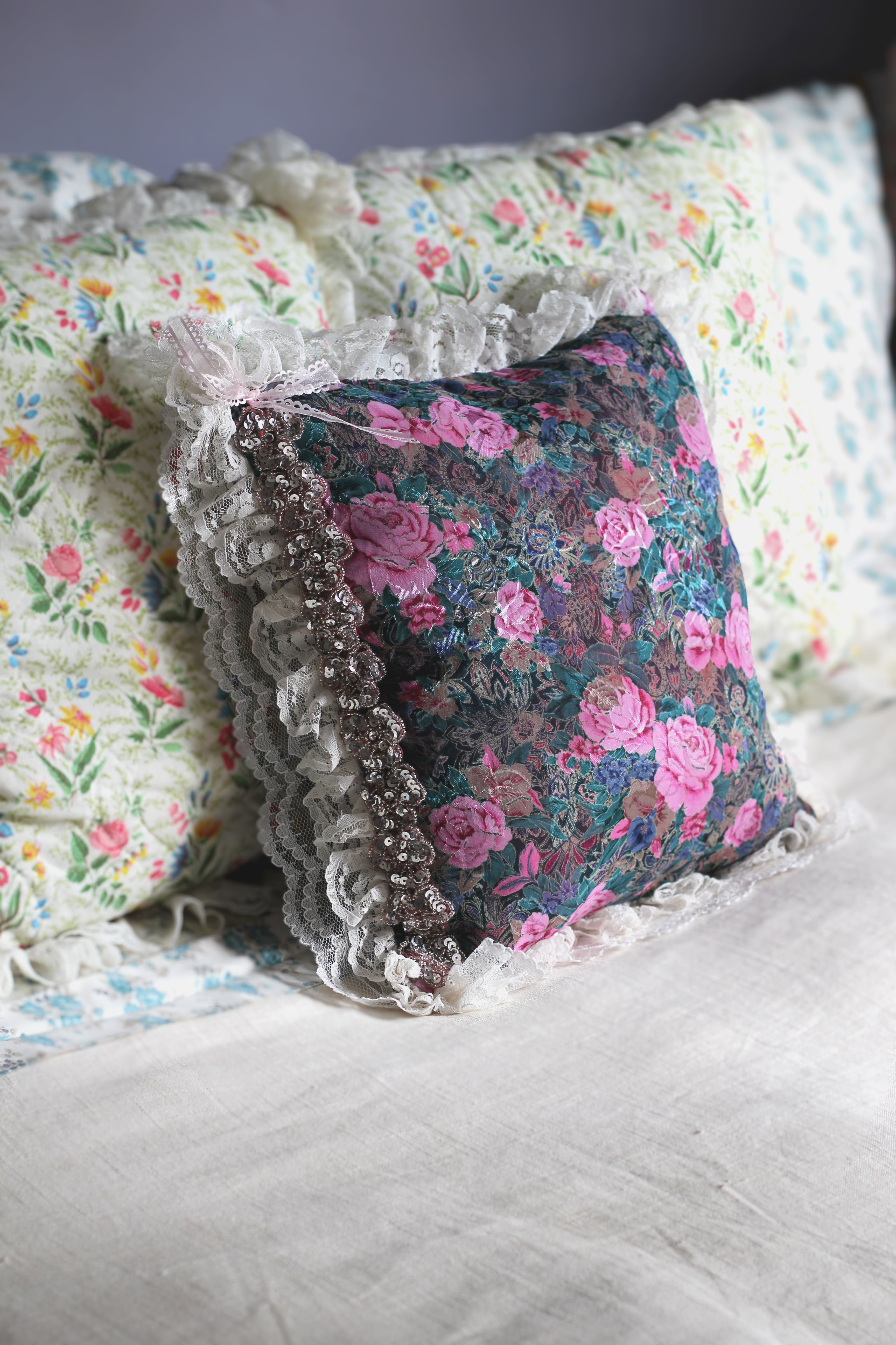 The Vintage Jewel Pillow