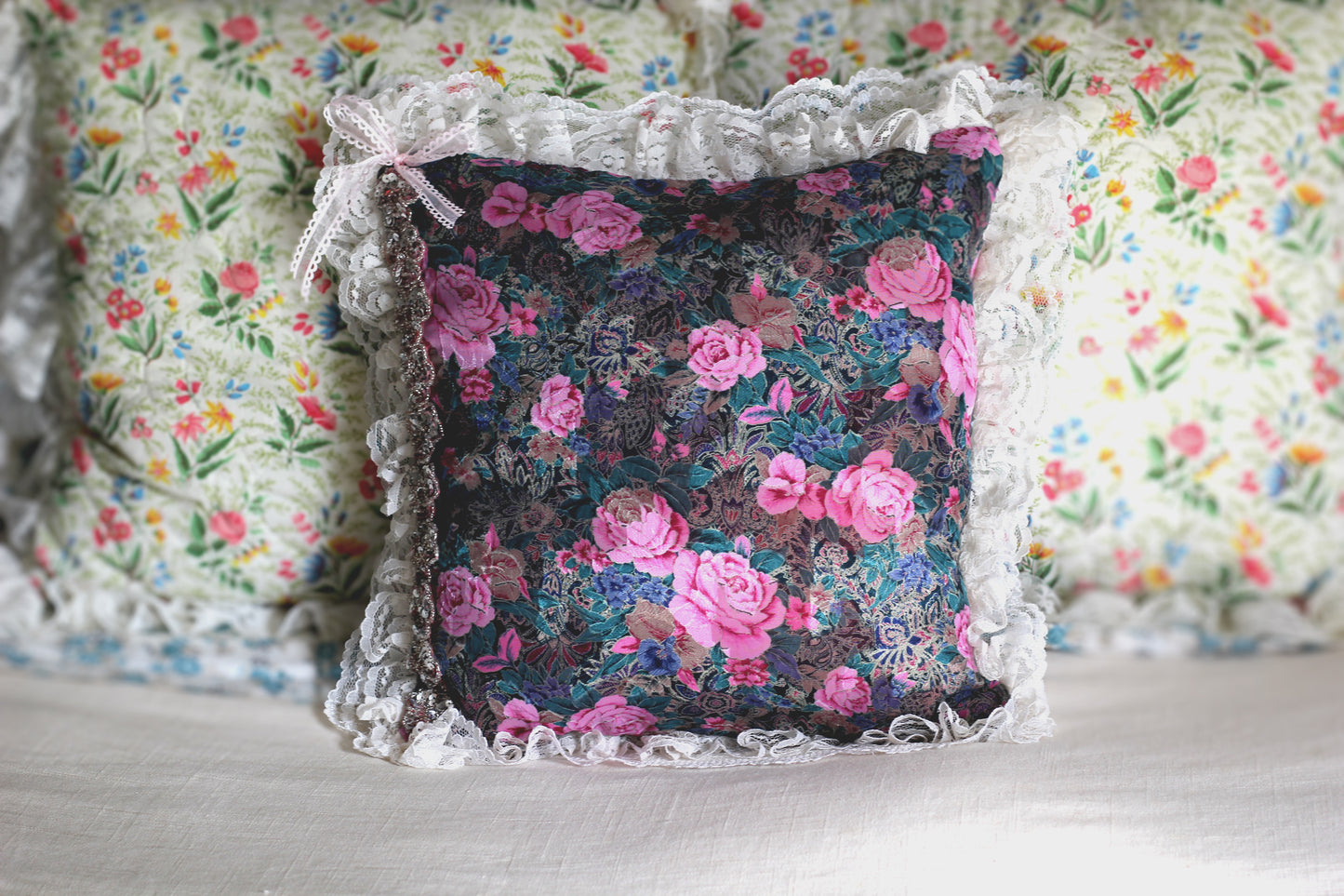 The Vintage Jewel Pillow